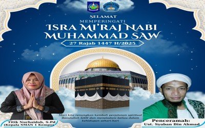 SMA Negeri 1 Kempo Memperingati Hari Isra Mi'raj 27 Rajab 1447 H/2025