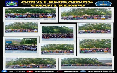 JUMAT SALAM dan JUMAT BELONDONG/BEKERENG (Bersarung) di SMAN 1 Kempo