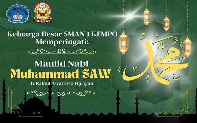 SMA Negeri 1 Kempo Menyambut Maulid Nabi Muhammad SAW